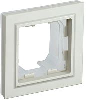 Рамка универсальная IEK Brite РУ-1-БрКр-44 1-м. IP44 бежевый картинка